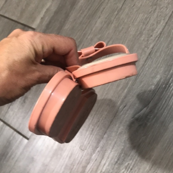 Melissa Mini Bow Peach Flip Flop Style Sandals size 6 - Picture 5 of 10